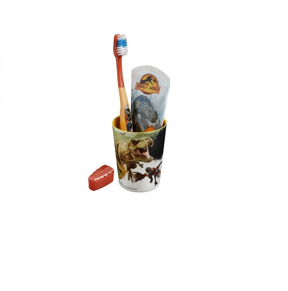 Mr.white Set igiena dentara calatorie copii Jurassic World Mr. White