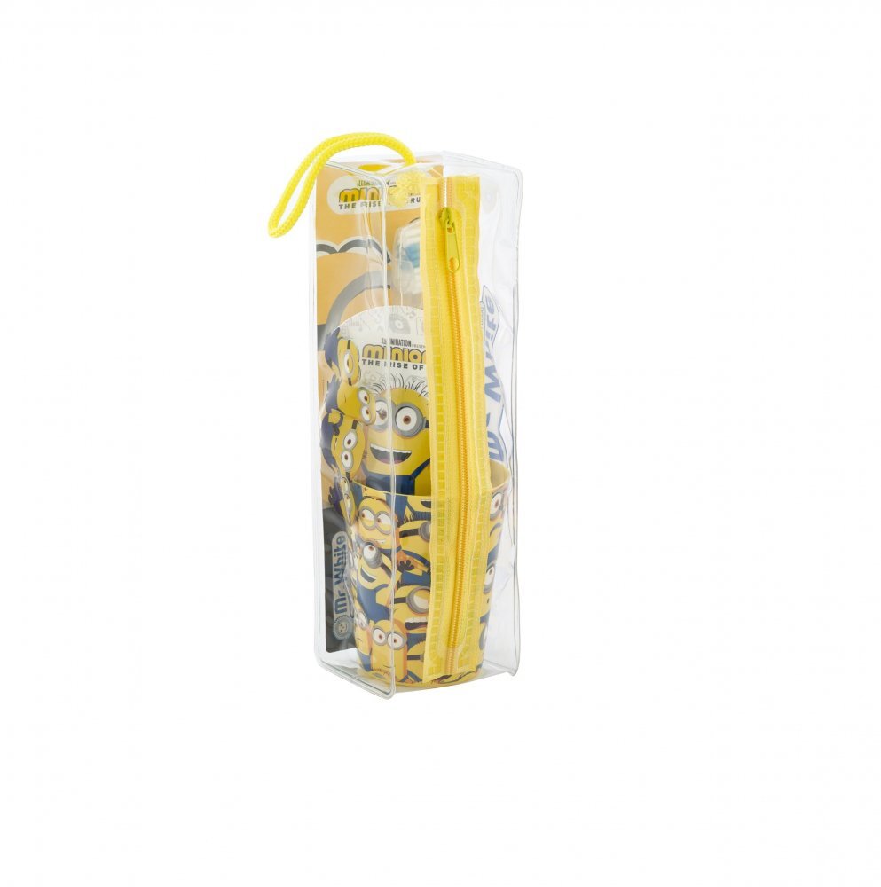 Mr.white Set igiena dentara copii cu borseta Minions