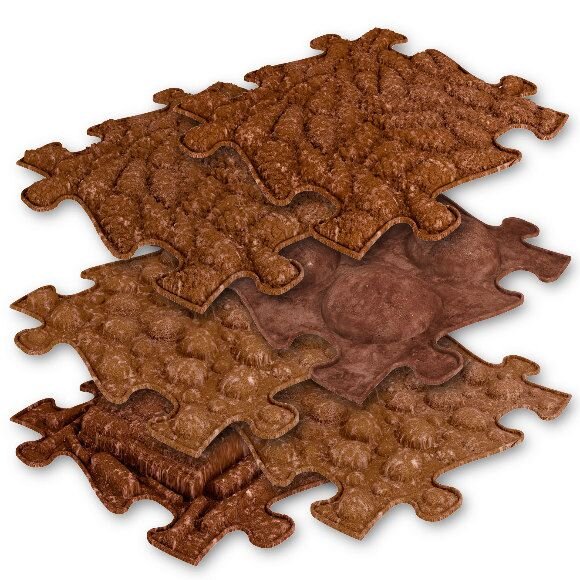 Muffik Covoras ortopedic senzorial puzzle set Eco