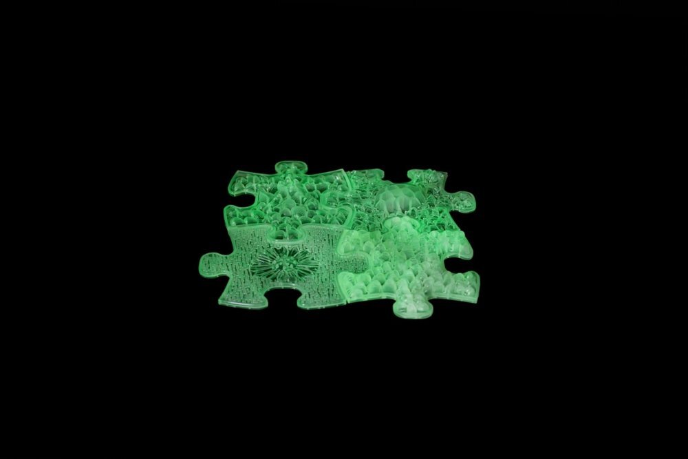 Muffik Covoras ortopedic senzorial puzzle set fluorescent straluceste in intuneric