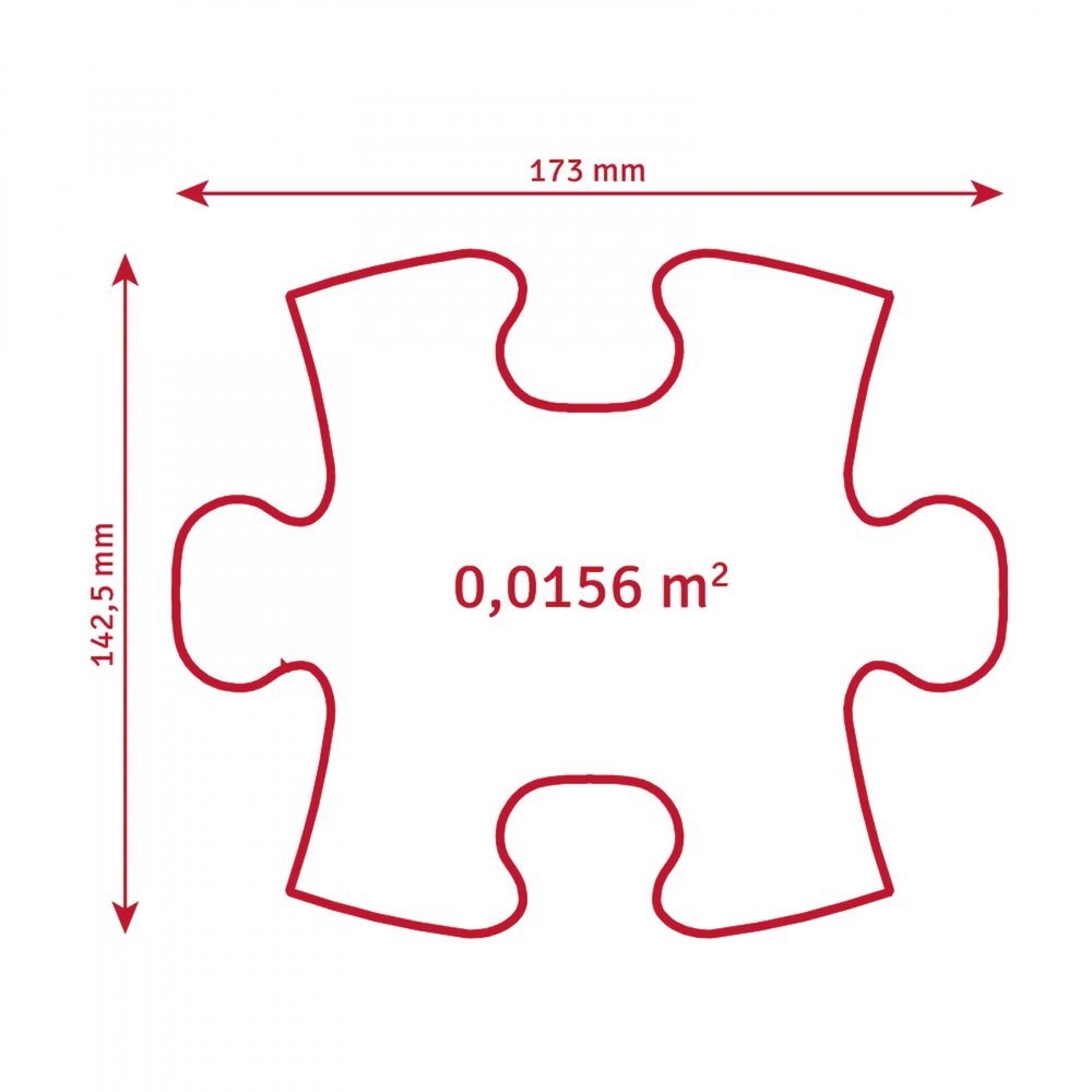Muffik Covoras ortopedic senzorial puzzle set fluorescent straluceste in intuneric