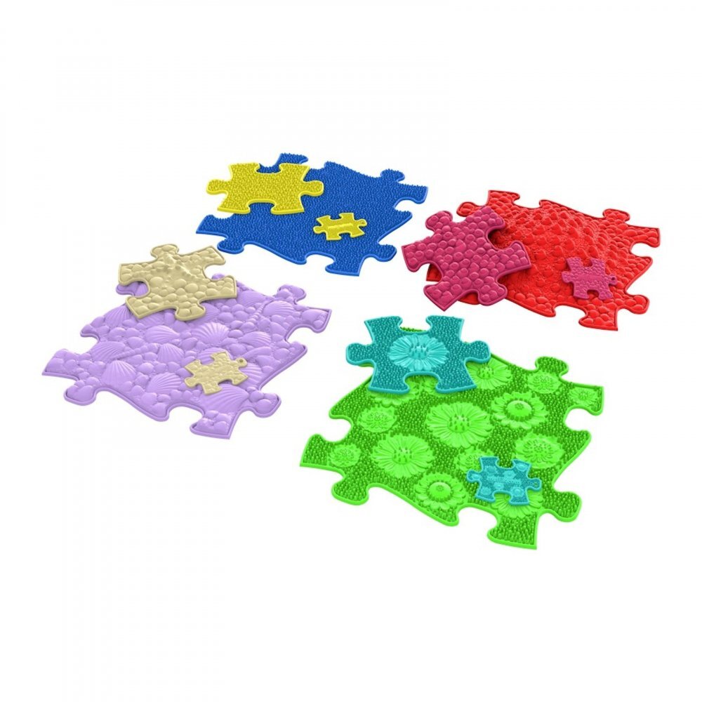 Muffik Covoras ortopedic senzorial puzzle set joc de memorie tactil