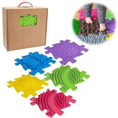 Muffik Covoras ortopedic senzorial puzzle set mediu A