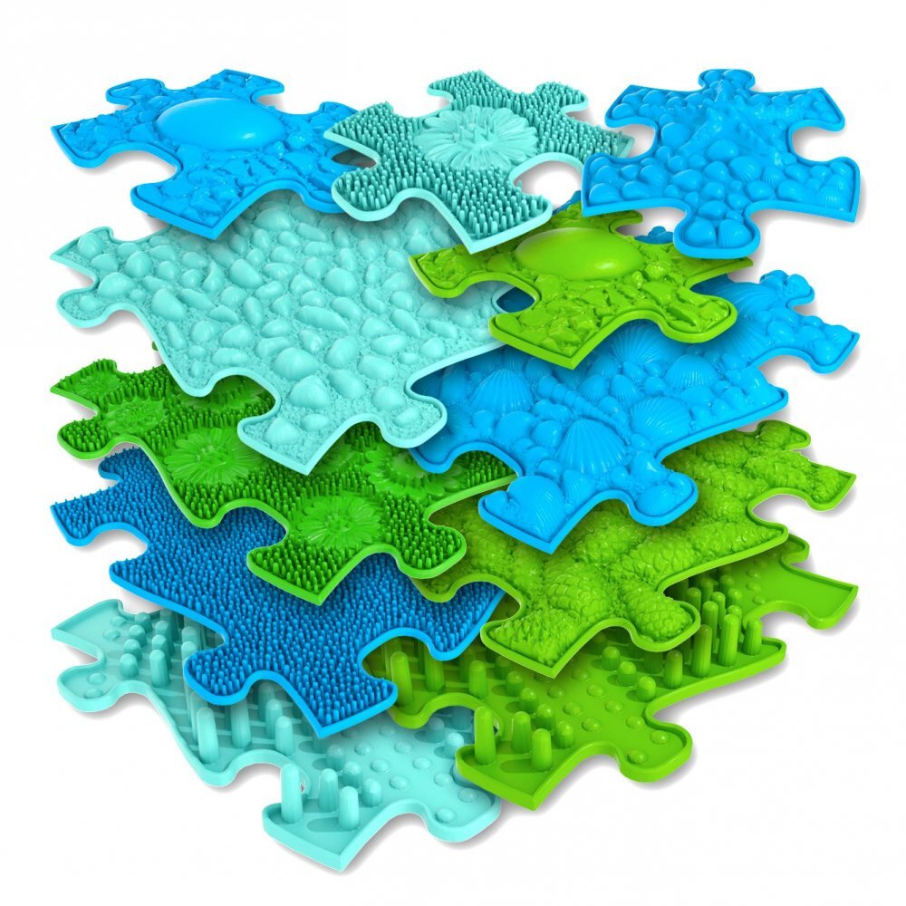 Muffik Covoras ortopedic senzorial puzzle set pentru baieti