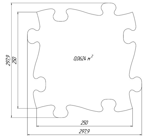 Muffik Covoras ortopedic senzorial puzzle set pentru bebelusi