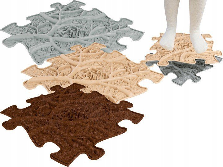 Muffik Covoras ortopedic senzorial puzzle set Roots