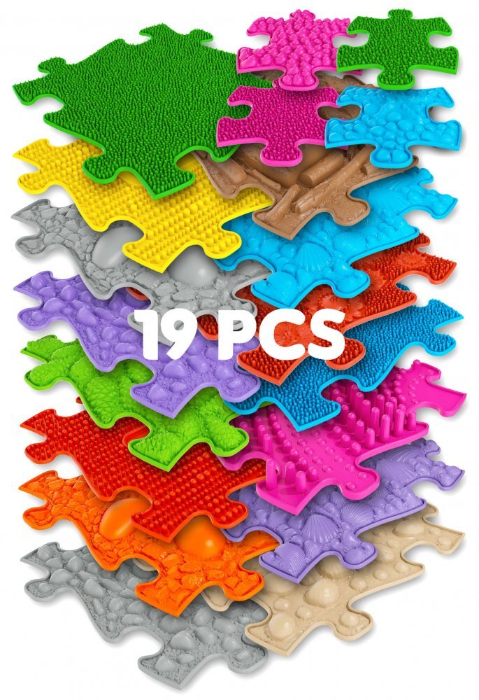 Muffik Covoras ortopedic senzorial puzzle set XXL A