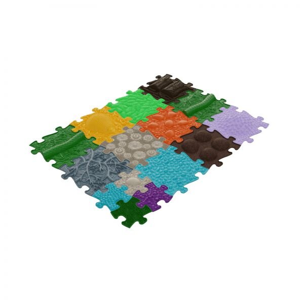 Muffik Covoras ortopedic senzorial tip puzzle Set Valgus 15 piese