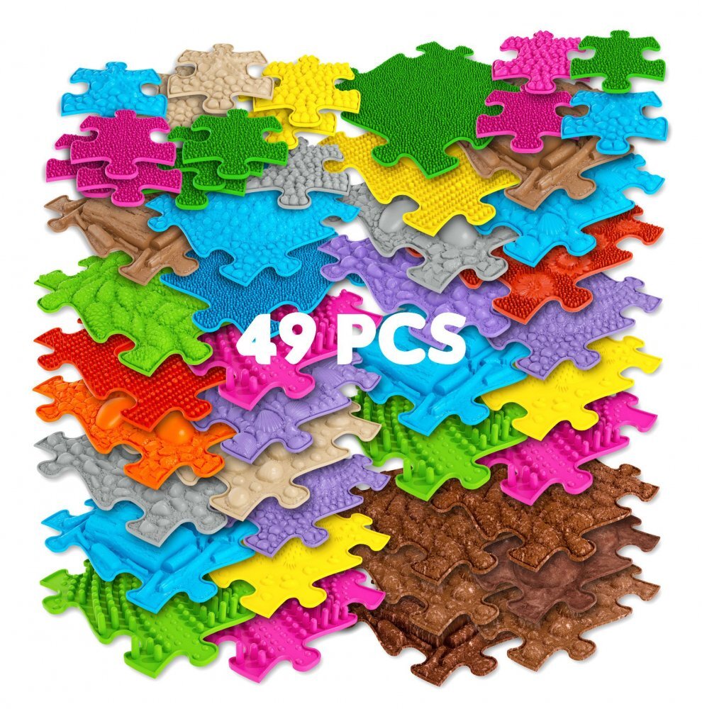Muffik Set covorase ortopedice senzoriale puzzle Diamant A