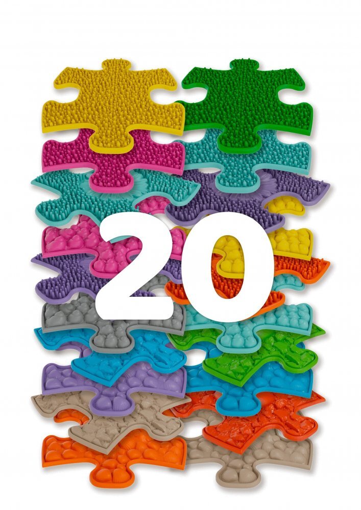 Muffik Set covorase ortopedice senzoriale puzzle mini puzzle