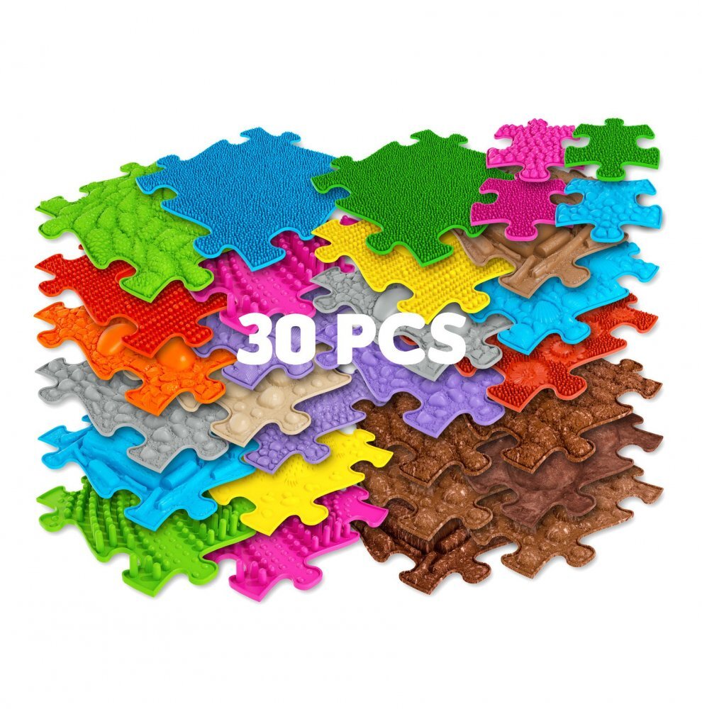 Muffik Set covorase ortopedice senzoriale puzzle set Royal A