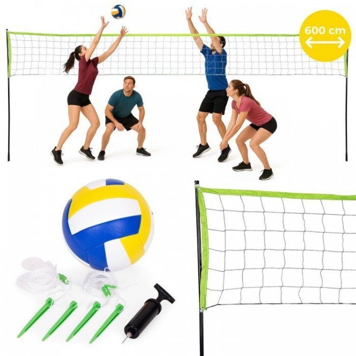 MultiGarden Fileu portabil pentru volei cu cadru 600 x 242 cm VS-5.7X2.3
