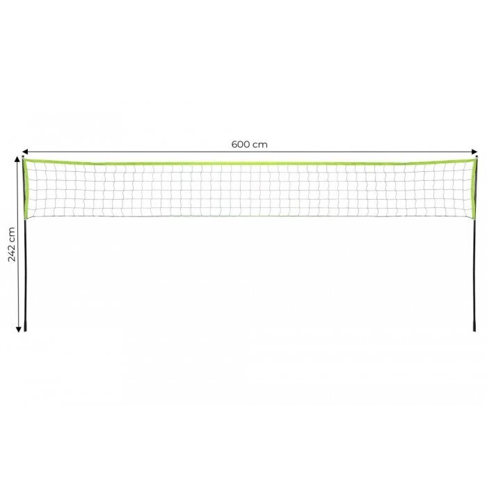 MultiGarden Fileu portabil pentru volei cu cadru 600 x 242 cm VS-5.7X2.3