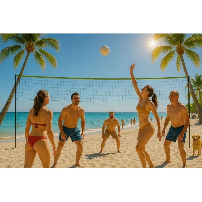 MultiGarden Fileu portabil pentru volei cu cadru 600 x 242 cm VS-5.7X2.3