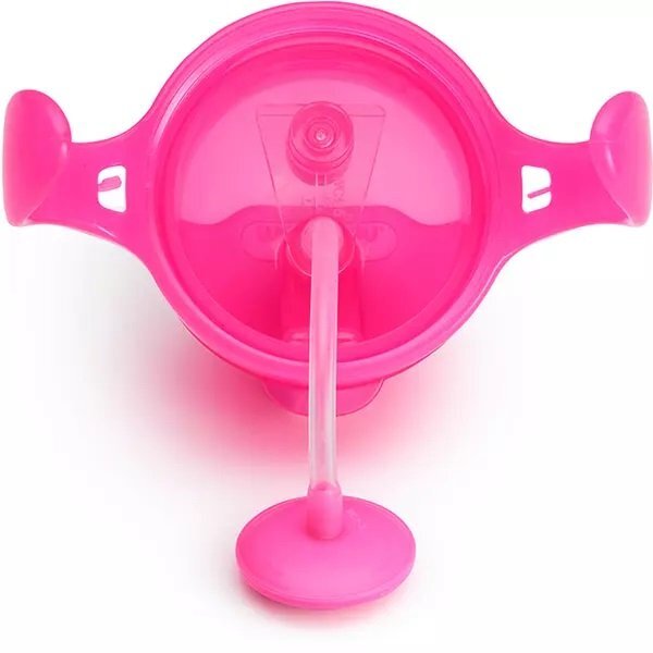 Munchkin Cana Any Angle Click Lock cu pai flexibil si manere 6L+ 207ml pink