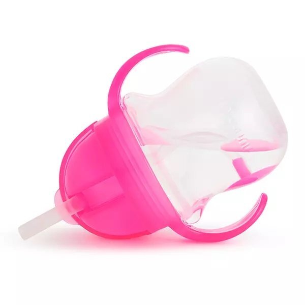 Munchkin Cana Any Angle Click Lock cu pai flexibil si manere 6L+ 207ml pink