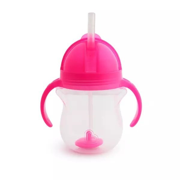 Munchkin Cana Any Angle Click Lock cu pai flexibil si manere 6L+ 207ml pink