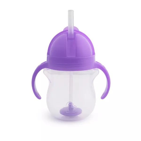 Munchkin Cana Any Angle Click Lock cu pai flexibil si manere 6L+ 207ml purple