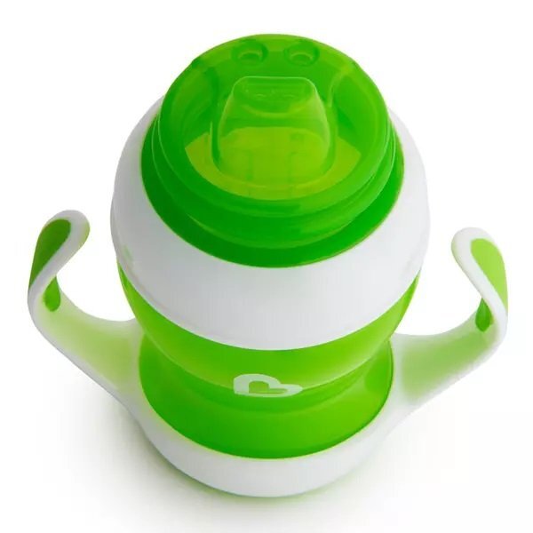 Munchkin Cana Gentle cu manere 118 ml 4L+ green