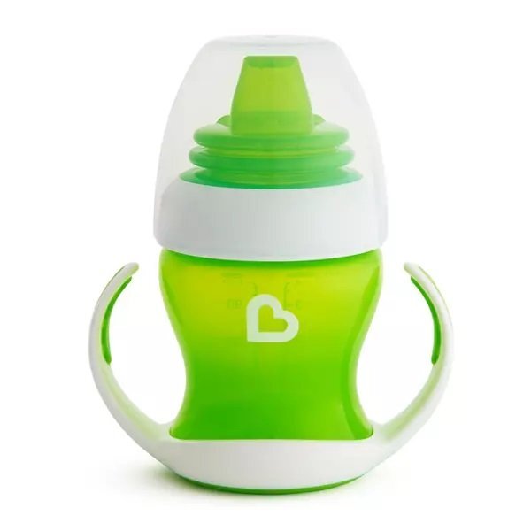 Munchkin Cana Gentle cu manere 118 ml 4L+ green