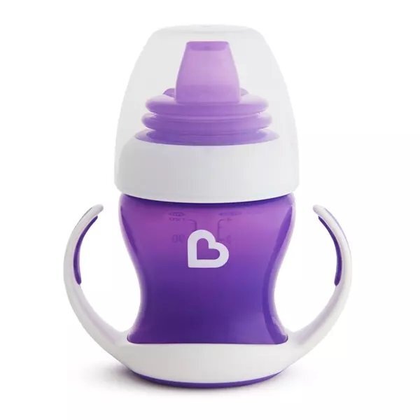 Munchkin Cana Gentle cu manere 118 ml 4L+ purple