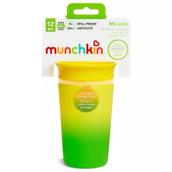 Munchkin Cana Miracle 360 Colour Change 266ml 12L+ yellow