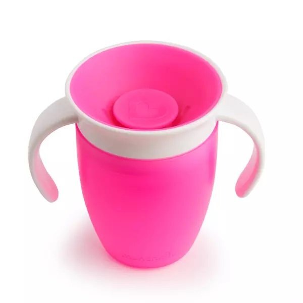 Munchkin Cana Miracle 360 cu manere 207ml 6L+ pink