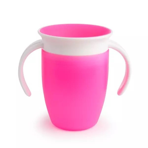 Munchkin Cana Miracle 360 cu manere 207ml 6L+ pink