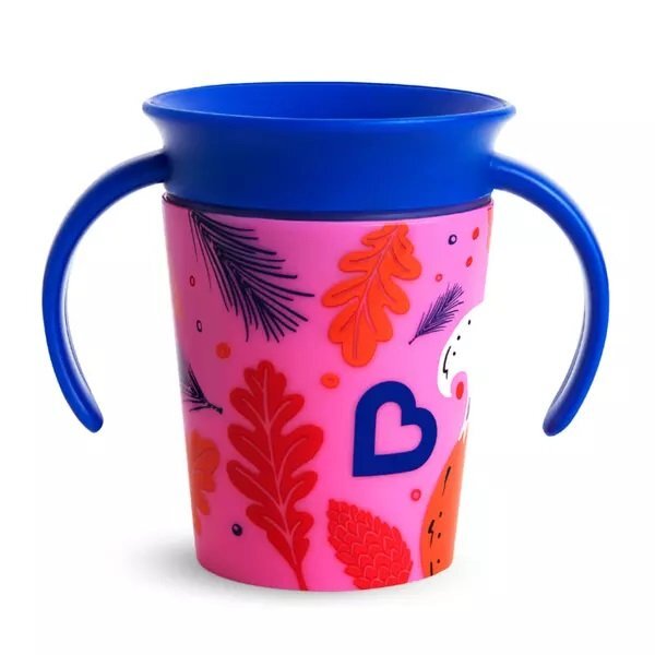 Munchkin Cana Miracle 360 cu manere WildLove 177ml 6L+ red fox