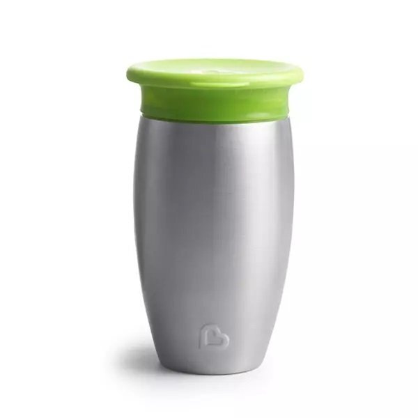 Munchkin Cana Miracle 360 Stainless Steel 296ml 12L+ green
