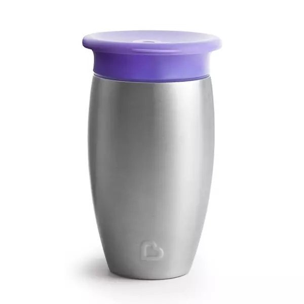 Munchkin Cana Miracle 360 Stainless Steel 296ml 12L+ purple