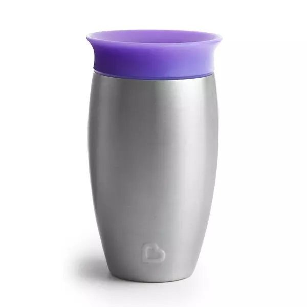 Munchkin Cana Miracle 360 Stainless Steel 296ml 12L+ purple