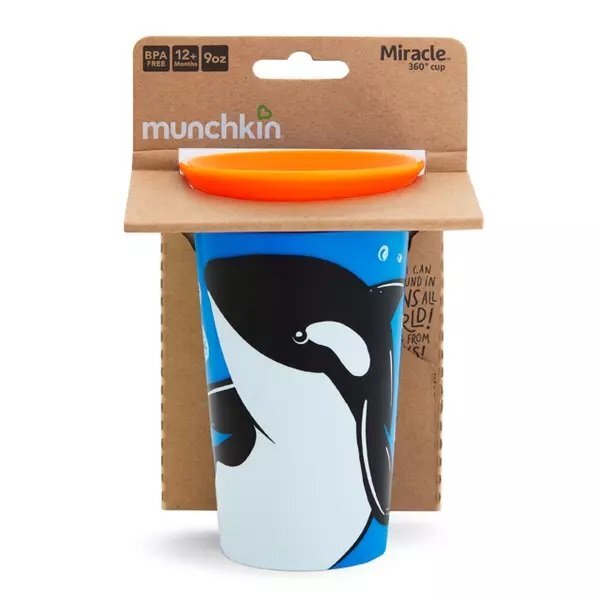 Munchkin Cana Miracle 360 Wildlove 266ml 12L+ orca whale