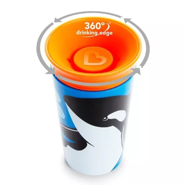 Munchkin Cana Miracle 360 Wildlove 266ml 12L+ orca whale