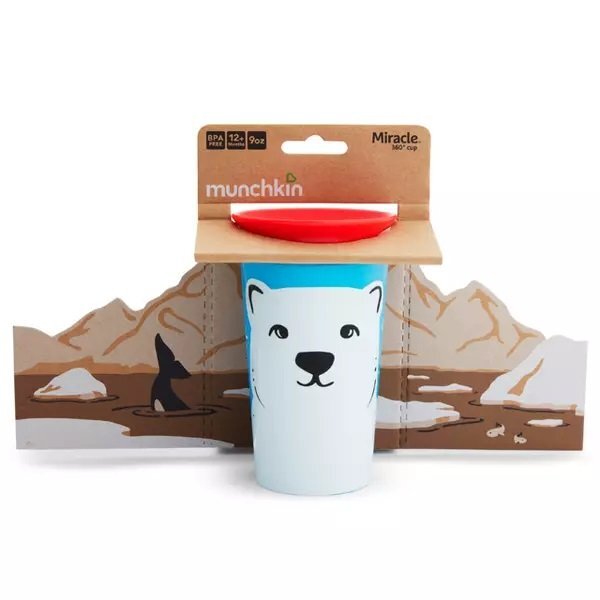 Munchkin Cana Miracle 360 Wildlove 266ml 12L+ polar bear