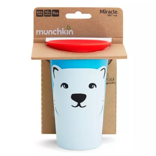 Munchkin Cana Miracle 360 Wildlove 266ml 12L+ polar bear