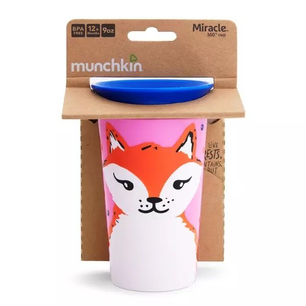 Munchkin Cana Miracle 360 Wildlove 266ml 12L+ red fox