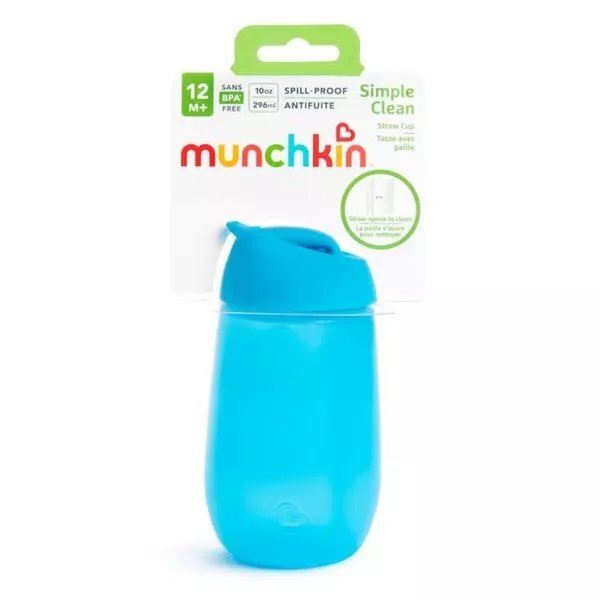 Munchkin Cana Simple Clean cu pai 296ml 12L+ blue