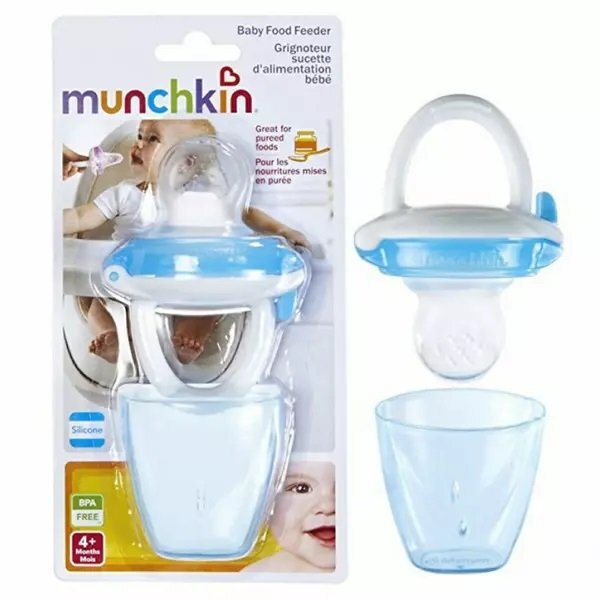 Munchkin Dispozitiv de hranire din silicon 4L+ blue