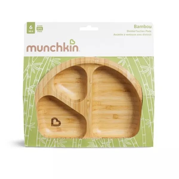 Munchkin Farfurie compartimentata Bambou 6L+