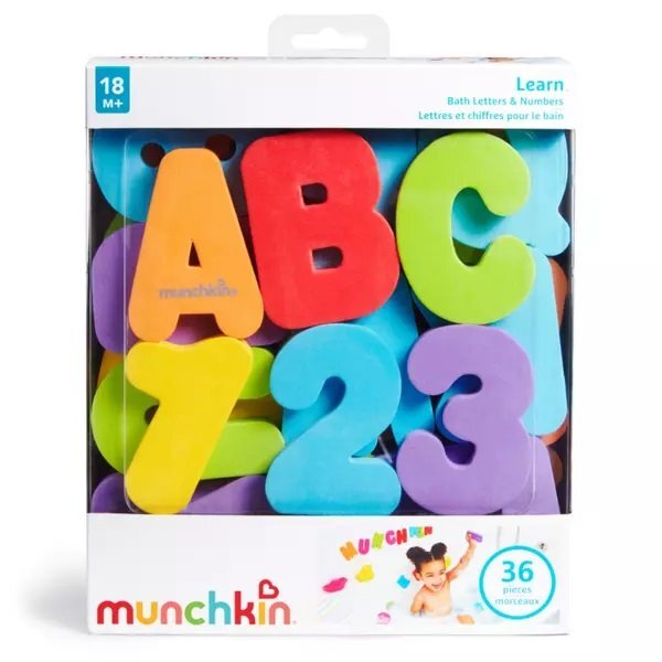 Munchkin Jucarie de baie Learn Letters Numbers