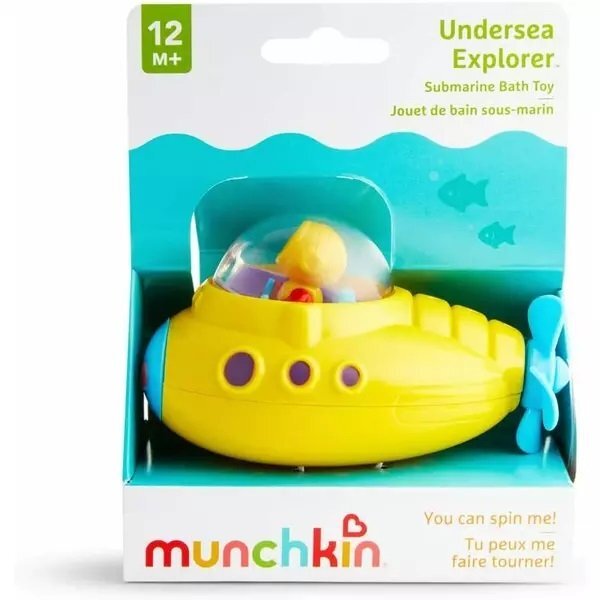 Munchkin Jucarie de baie submarin 12L+ yellow