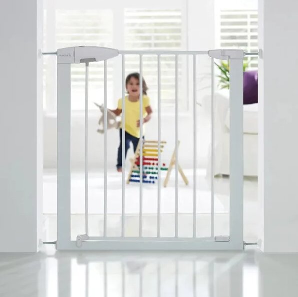 Munchkin Poarta de siguranta din metal Easy Lock silver