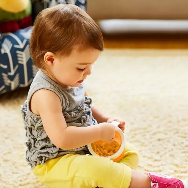 Munchkin Recipient pentru gustari Snack 12L+ blue