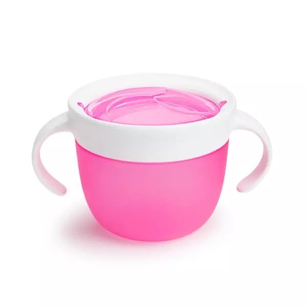 Munchkin Recipient pentru gustari Snack 12L+ pink