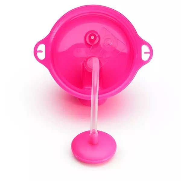 Munchkin Set 2 cani Any Angle Click Lock cu pai flexibil 296ml 12L+ pink