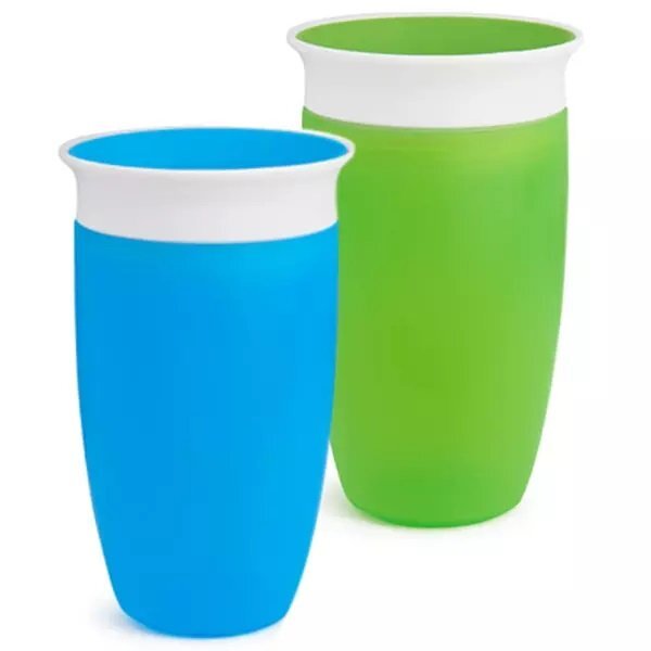 Munchkin Set 2 cani Miracle 360 296ml 12L+ bluegreen