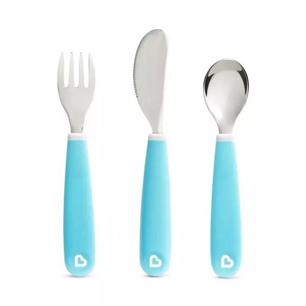 Munchkin Set 3 tacamuri pentru copii Splash 18L+ light blue