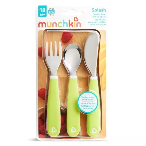 Munchkin Set 3 tacamuri pentru copii Splash 18L+ light green