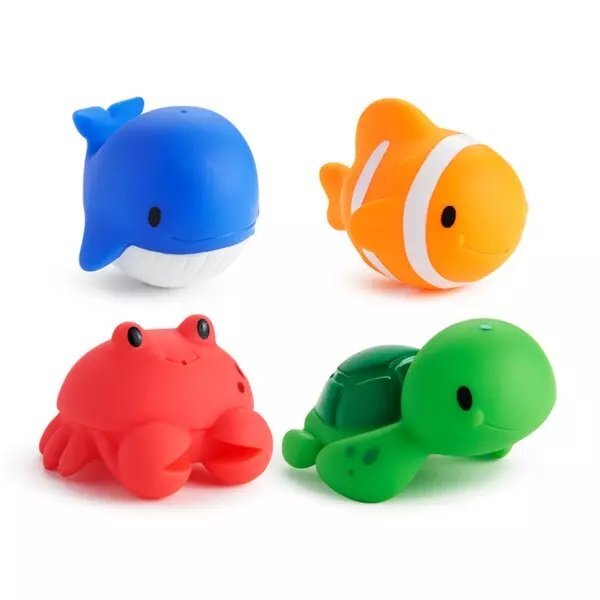 Munchkin Set 4 jucarii de baie Ocean 10L+